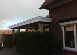 Het geheel aan de woning