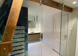 Eiken spand aangebracht